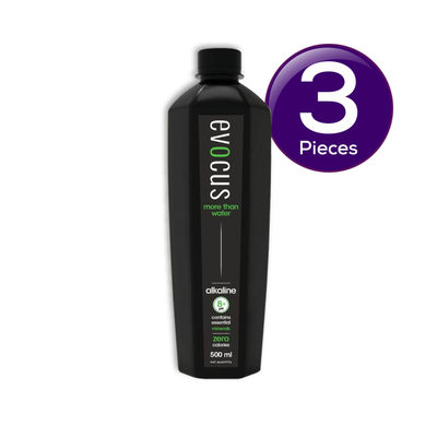 Evocus Alkaline Black Water 500 ml Combo