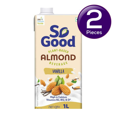 So Good Almond Plant Based Beverage Vanilla 1000 Ml Tetra Pak 1 l Combo