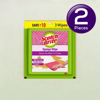 Scotch Brite Sponge Wipe 3 pc Combo