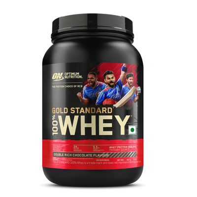 Optimum Nutrition (ON) 100% Whey Gold Standard Powder Double Rich Chocolate 2 lb