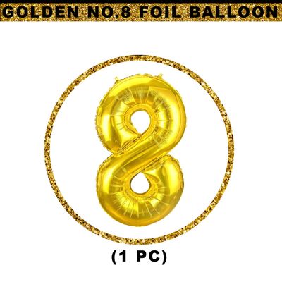 Let's Vybe Foil Balloon Number 8