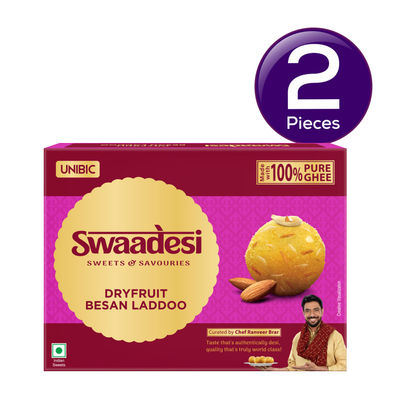 Unibic Swaadesi Dryfruit Besan Laddoo Box 180 g Combo