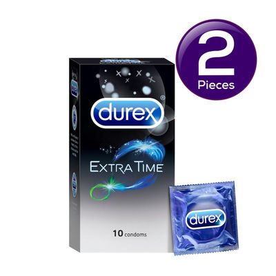 Durex Extra Time Condom - Long-Last Condoms 10 pc Combo