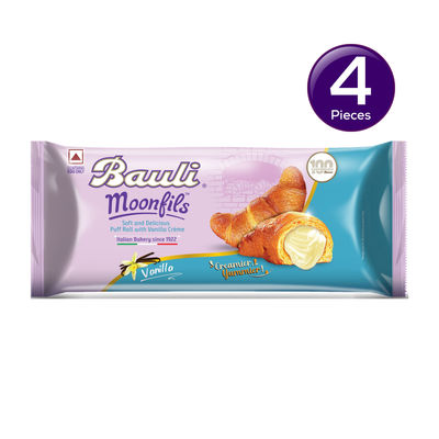 Bauli Moonfils Croissants Vanilla (Egg) 45g 45 g Combo