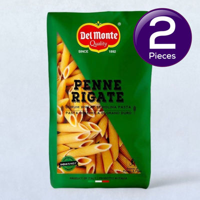 Del Monte Penne Rigate Pasta Durum Wheat 500 g Combo