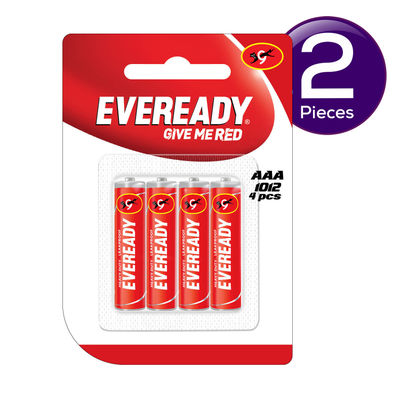 Eveready Carbon Zinc AAA Battery 4 pc Combo