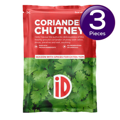 iD Coriander Chutney 120 g Combo