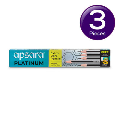 Apsara Platinum Extra Dark Pencil 10 pc Combo