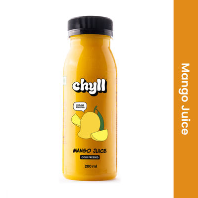 Chyll 100% Fresh Mango Juice - Cold Pressed 200 ml Combo
