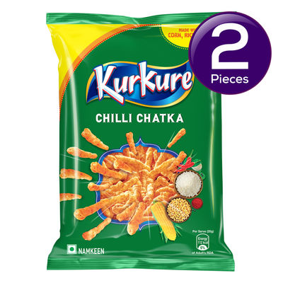 Kurkure Red Chilli Chataka Chips 72 g Combo