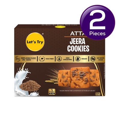 Let's Try Atta Jeera Cookies 200 g Combo