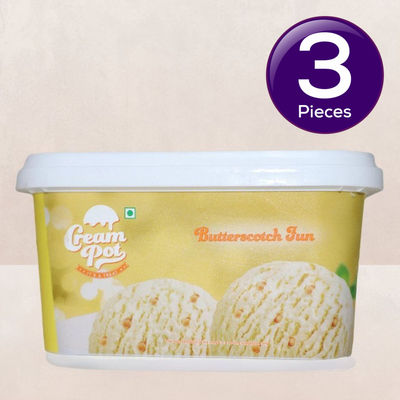 Cream Pot Butterscotch Tub 1 l Combo