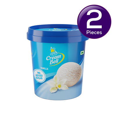 Cream Bell Sugarfree Vanilla Ice Cream Cup 100 ml Combo