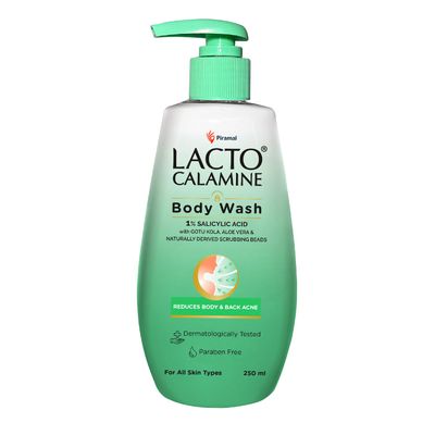 Lacto Calamine 1% Salicylic Acid Body Wash For Rough & Bumpy Skin Cica For Men & Women