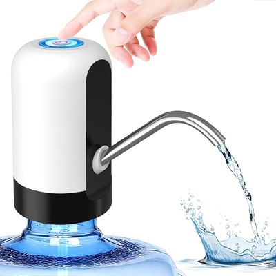Lumivolt Automatic Wireless Water Can Dispenser Pump for 20 Litre Bottle Can, White/Black