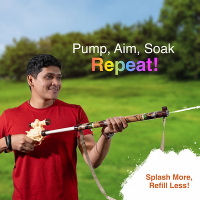 Tota Special Double Barrel Sniper Gun Pichkari for Holi