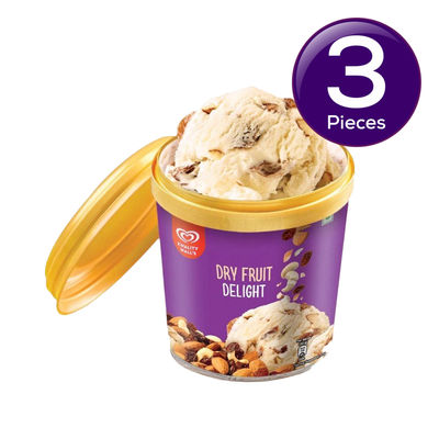 Kwality Wall's Dry Fruit Delight Cup 100 ml Combo