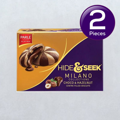 Parle Hide & Seek Milano Choco Filled Hazelnut 120 g Combo