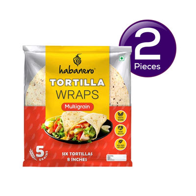 Habanero Multigrain Tortilla Wraps 330 g Combo