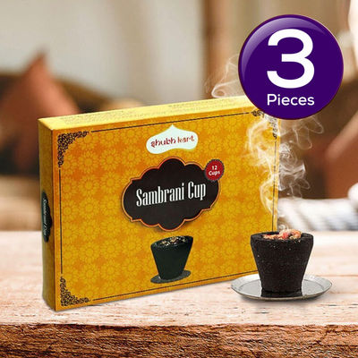 Shubhkart Sambrani Cup 12 pc Combo