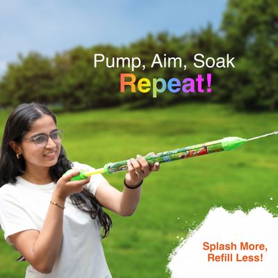 Tom Uncle Medium Water Pipe Pichkari for Holi (Colour May Vary)