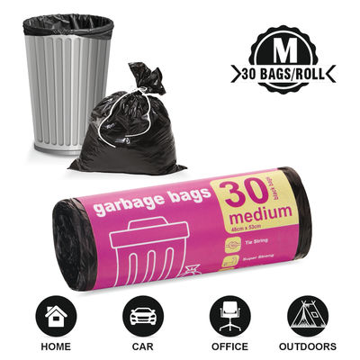 Garbage Bag Roll Black - Medium - 19 x 21 Inch