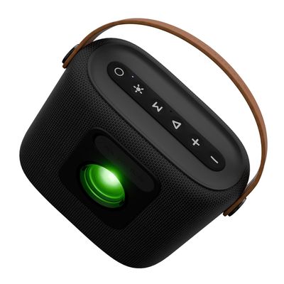 Zebronics Sound Feast 70 10W Portable Speaker, Bt v5.3, Projection Light, TWS, 10h* backup, Carry Strap