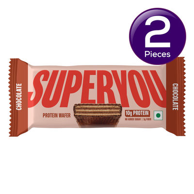 Superyou Chocolate Protein Wafer Bar 40 g Combo