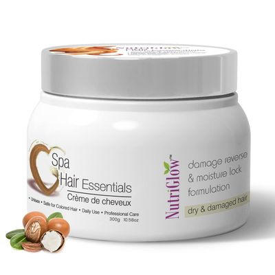NutriGlow Hair Spa Cream With Damage Reverse & Moisture Lock Formulation For Dry & Damaged Hair