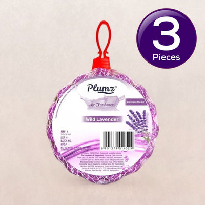 Plumz Premium Round Air Freshener Lavender (100g) 100 g Combo