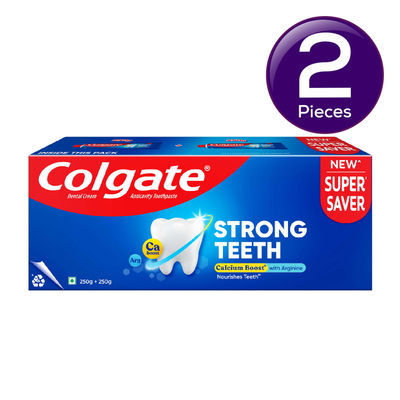 Colgate Strong Teeth Anticavity Toothpaste 500 g Combo