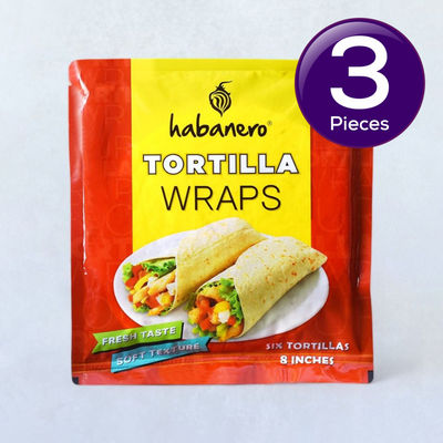Habanero Flour Tortilla Wraps 330 g Combo