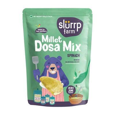 Slurrp Farm High Protein Millet Spinach Dosa Instant Mix | Natural And Healthy Food