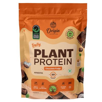 Origin Nutrition Daily Plant Protein Chocolate Flavour- 20 Servings