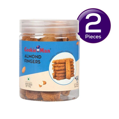 CookieMan Almond Finger Cookies 120 g Combo
