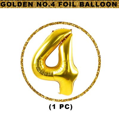 Let's Vybe Foil Balloon Number 4