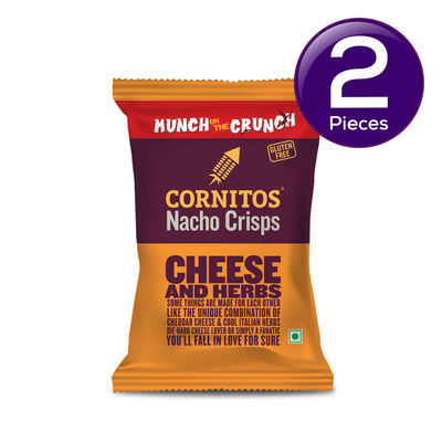 Cornitos Nacho Crisps - Cheese And Herbs 77 g Combo