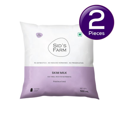 Sids Farm Skim Milk 500 ml Combo