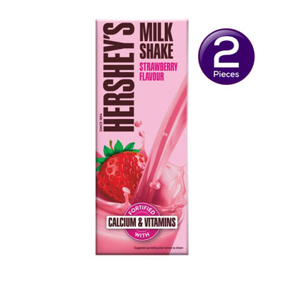 Hershey's Strawberry Milkshake Tetrapack 180 ml Combo