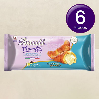 Bauli Moonfils Croissants Vanilla (Egg) 45g 45 g Combo