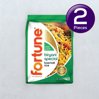 Fortune Basmati Rice/Basmati Akki | Biryani Special | Pouch 1 kg Combo