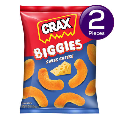 Crax Biggies Swiss Cheese Puffs 65 g Combo