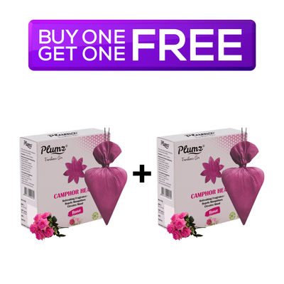 Plumz ZepPure Camphor Pocket - Rose 60 g Combo