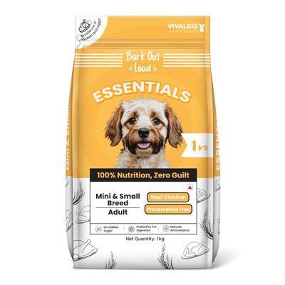 Bark Out Loud | Essentials Fresh Chicken and Egg Adult Dog Dry Food | Mini and Small Breed