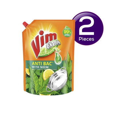 Vim Dishwash Anti Bac Liquid|| Neem 2 l Combo