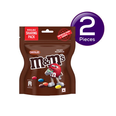 m&m's Milk Chocolate Candies Resealable Sharing Pack 40 g Combo