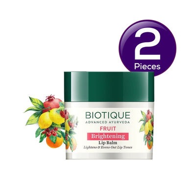 Biotique Bio Fruit Whitening/Brightening Lip Balm 12 g Combo
