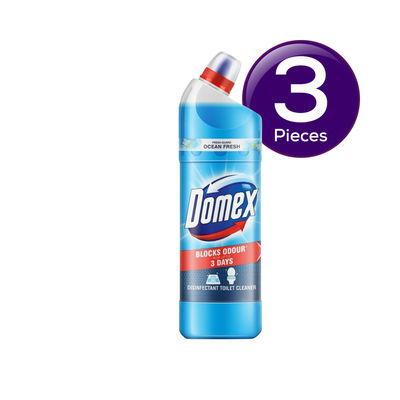 Domex Toilet Cleaner Liquid, Ocean Fresh 1 l Combo