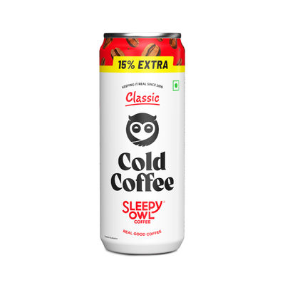 Sleepy Owl Cold Coffee Can - Classic