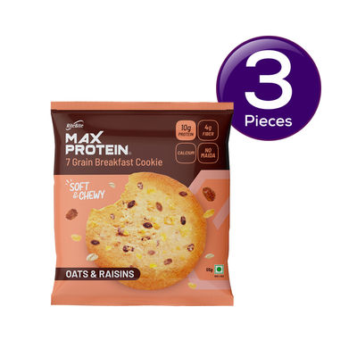 RiteBite Max Protein Cookies Oats & Raisin Biscuits Cookies 55 g Combo